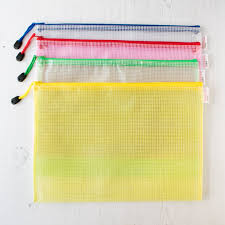 Zipper Deli Pvc Mesh A Bag Agofficestationery Ae